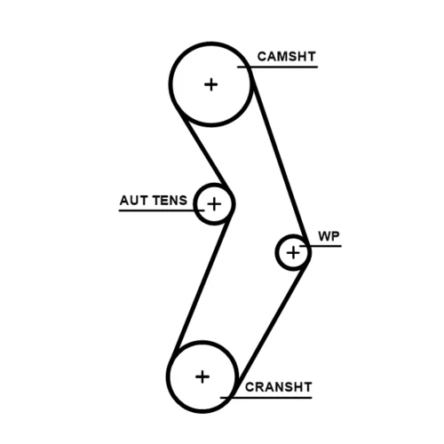 Vodné čerpadlo + sada ozubeného remeňa KP15673XS /GATES/ - obr. 1