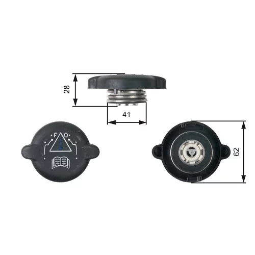 Uzáver nádržky pre chladiacu zmes GATES RC219