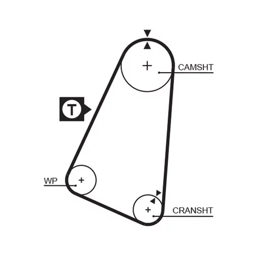 Vodné čerpadlo + sada ozubeného remeňa KP15030 /GATES/ - obr. 1