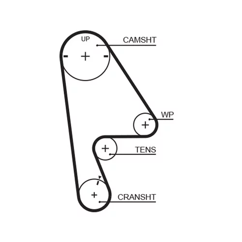 Vodné čerpadlo + sada ozubeného remeňa KP15409XS-1 /GATES/ - obr. 1