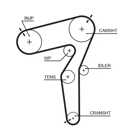 Vodné čerpadlo + sada ozubeného remeňa KP15684XS-1 /GATES/ - obr. 1