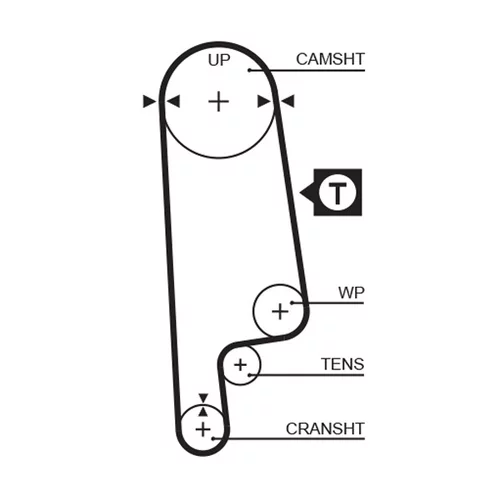 Vodné čerpadlo + sada ozubeného remeňa KP15232XS /GATES/ - obr. 1