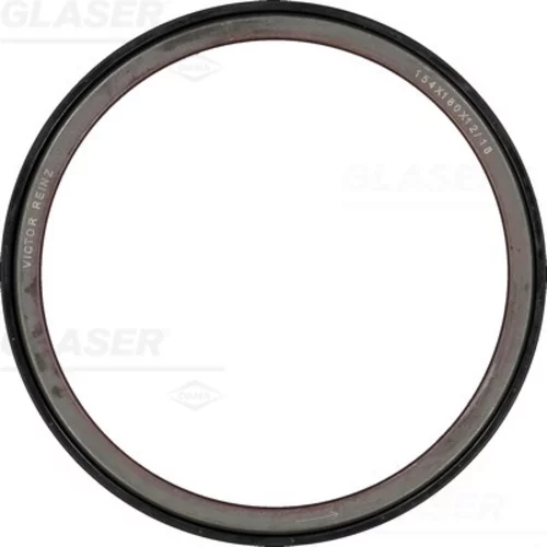 Tesniaci krúžok kľukového hriadeľa GLASER P93245-01