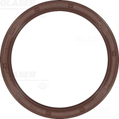 Tesniaci krúžok kľukového hriadeľa GLASER P77664-01