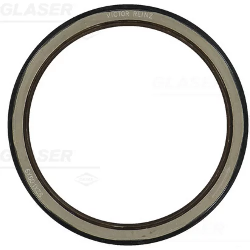 Tesniaci krúžok kľukového hriadeľa GLASER P93340-01