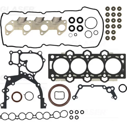 Kompletná sada tesnení motora GLASER S90220-00