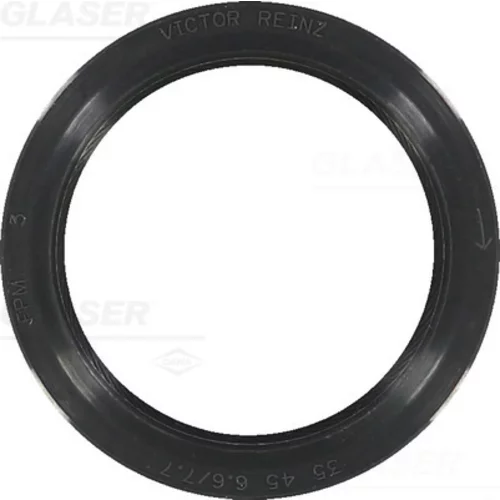 Tesniaci krúžok kľukového hriadeľa GLASER P77126-01