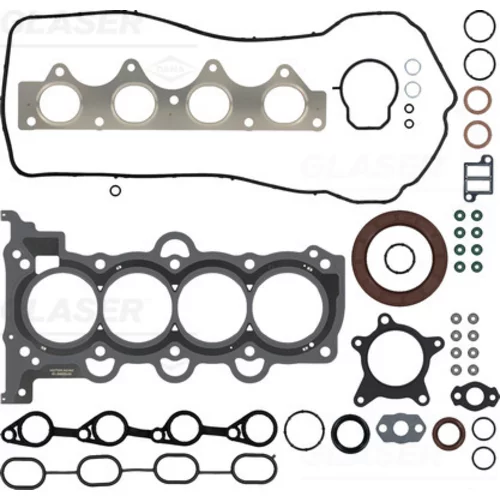 Kompletná sada tesnení motora GLASER S40555-00
