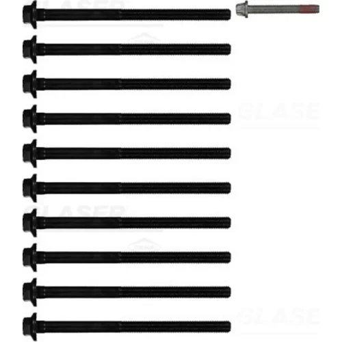 Sada skrutiek hlavy valcov GLASER T84889-00