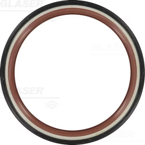 Tesniaci krúžok kľukového hriadeľa GLASER P76065-01