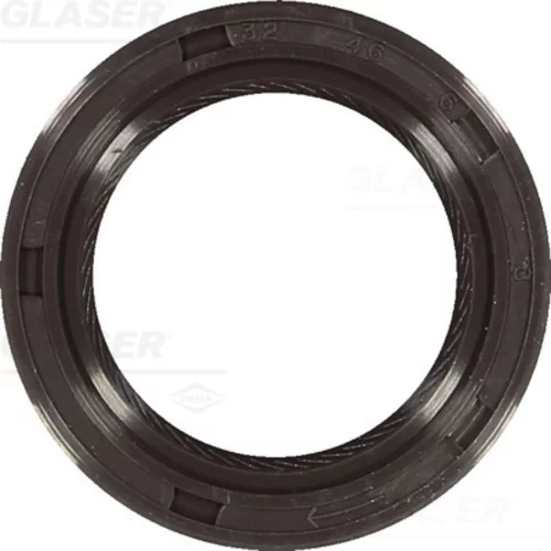 Tesniaci krúžok kľukového hriadeľa GLASER P77580-01