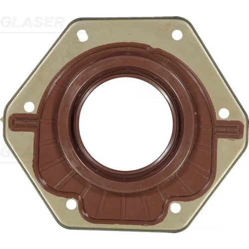 Tesniaci krúžok kľukového hriadeľa GLASER P77158-02