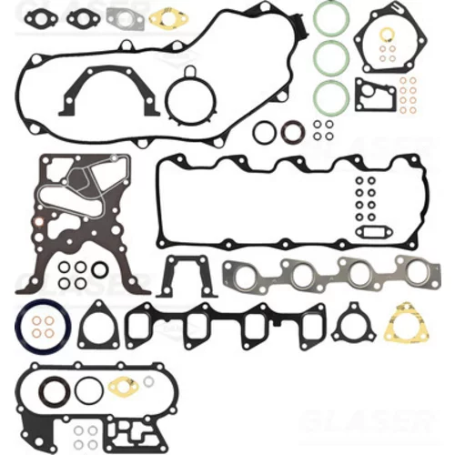 Kompletná sada tesnení motora GLASER S31458-03