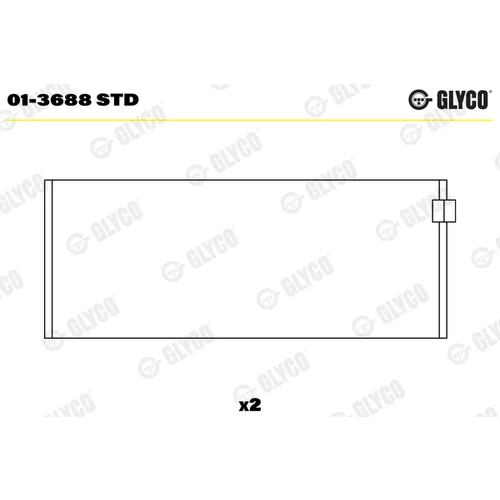 Panva ojničného ložiska GLYCO 01-3688 STD