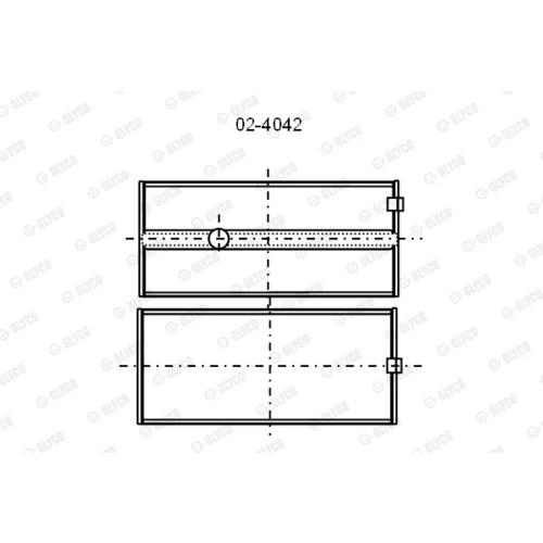 Ložisko 02-4042 /GLYCO/