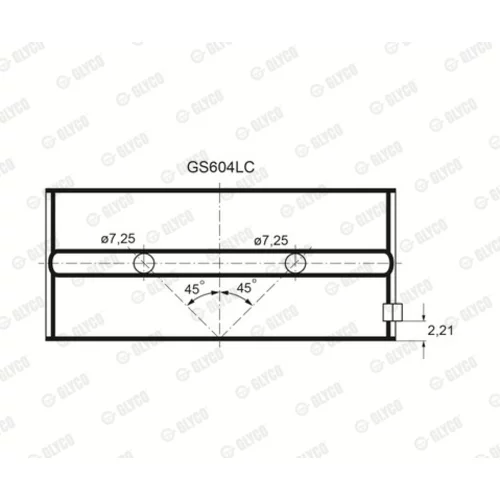 Ložisko GS604LC /GLYCO/
