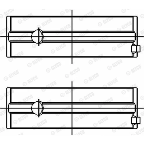 Ložisko 02-3532 /GLYCO/ - obr. 1
