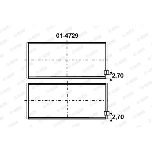 Ložisko 01-4729 /GLYCO/