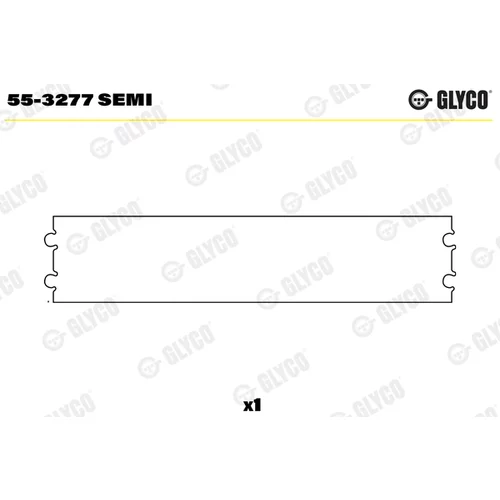 Ložiskové puzdro ojnice GLYCO 55-3277 SEMI