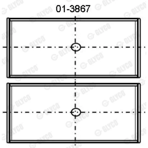 Ložisko 01-3867 /GLYCO/ - obr. 1