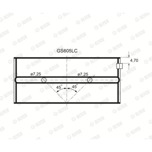Ložisko GS605LC /GLYCO/