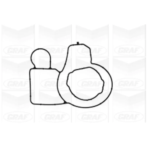 Vodné čerpadlo, chladenie motora PA1039 /GRAF/ - obr. 1