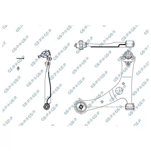 Rameno zavesenia kolies GSP S065214