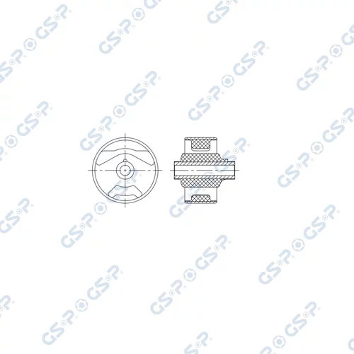 Uloženie motora GSP 531628