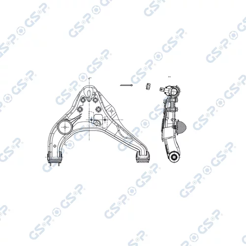 Rameno zavesenia kolies GSP S065626