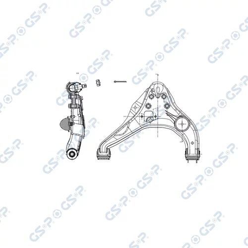 Rameno zavesenia kolies GSP S065625
