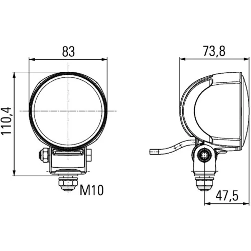 Diaľkový svetlomet 1F0 996 376-181 /HELLA/ - obr. 2