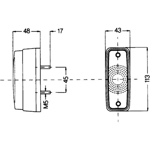 Smerové svetlo 2BA 997 027-031 /HELLA/ - obr. 1