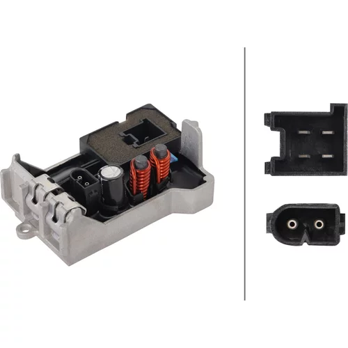 Regulator, ventilator vnutorneho priestoru HELLA 5HL 366 410-451