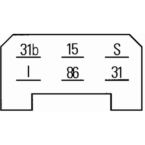 Relé intervalu stierania/ostrekovania 5WG 002 450-287 /HELLA/ - obr. 2