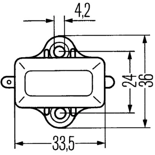 Spínač brzdových svetiel 6DF 001 551-091 /HELLA/ - obr. 1