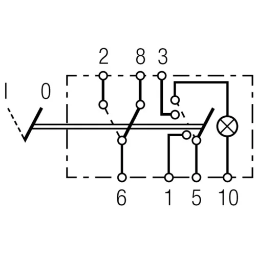 Vypínač výstražných smeroviek 6HH 004 570-591 /HELLA/ - obr. 2