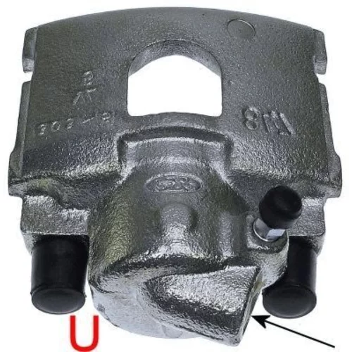 Brzdový strmeň HELLA 8AC 355 386-981