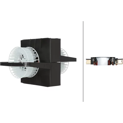 Vnútorný ventilátor HELLA 8EW 366 400-201