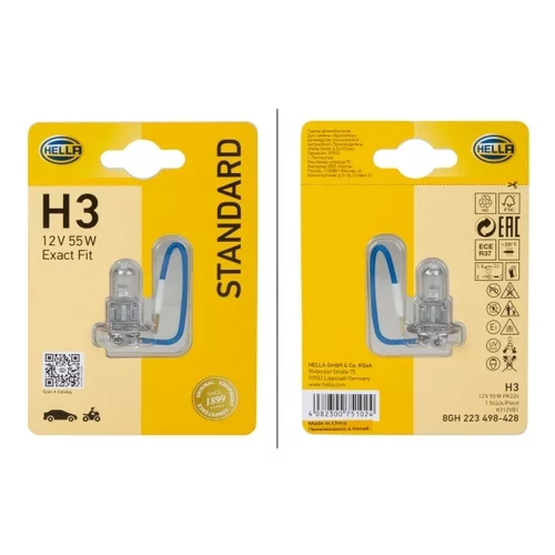 Žiarovka pre diaľkový svetlomet HELLA 8GH 223 498-428