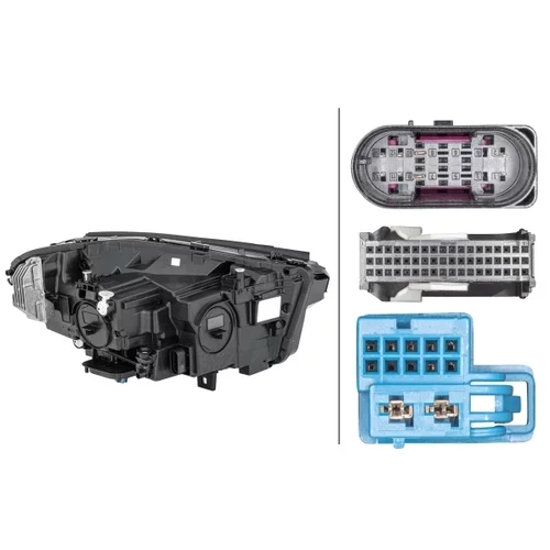 Hlavný svetlomet 1EX 013 074-711 /HELLA/ - obr. 1