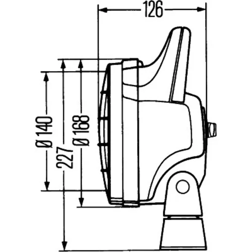 Pracovný svetlomet 1G4 003 470-031 /HELLA/ - obr. 3