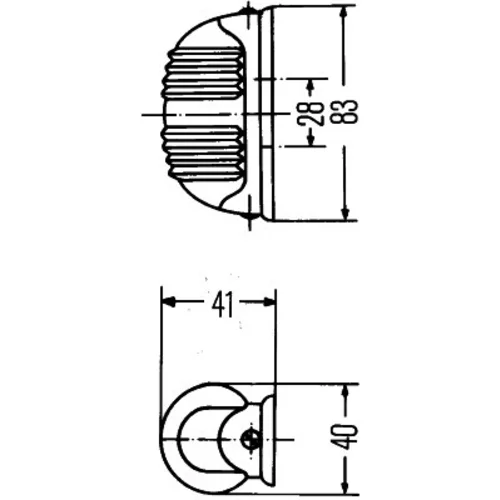 Smerové svetlo 2BA 001 227-201 /HELLA/ - obr. 1