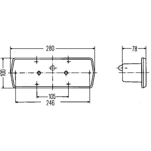 Zadné svetlo 2SD 001 693-011 /HELLA/ - obr. 1
