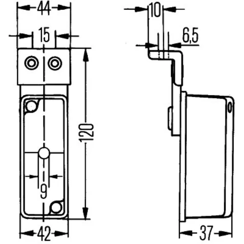Obrysové svetlo 2XS 005 020-021 /HELLA/ - obr. 2