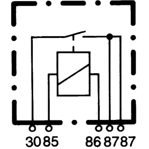 Relé pracovného prúdu 4RA 933 791-067 /HELLA/ - obr. 1
