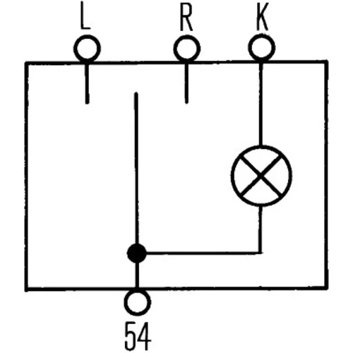 Spínač riadenia 6BA 001 771-041 /HELLA/ - obr. 1