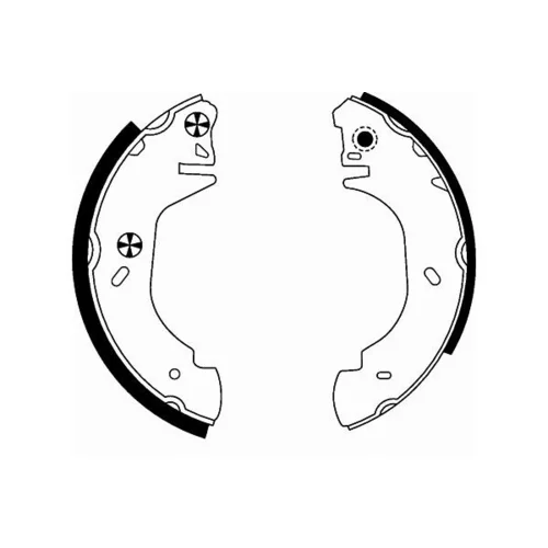 Sada brzdových čeľustí 8DB 355 001-361 /HELLA/ - obr. 1