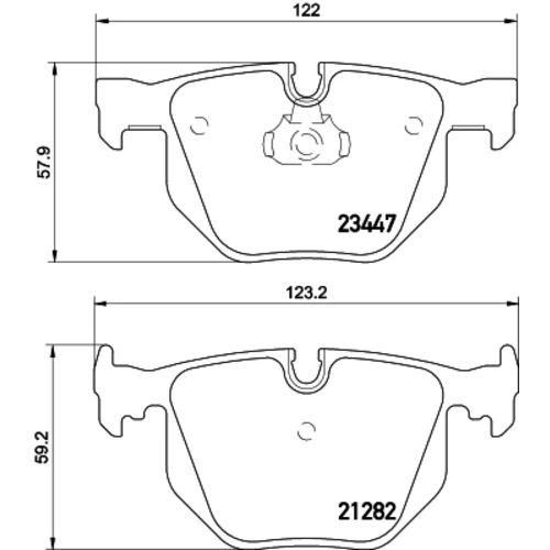 Sada brzdových platničiek kotúčovej brzdy 8DB 355 009-331 /HELLA/ - obr. 3