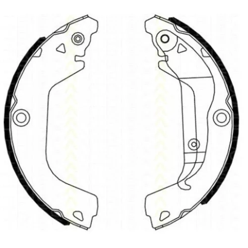Sada brzdových čeľustí 8DB 355 022-391 /HELLA/ - obr. 1