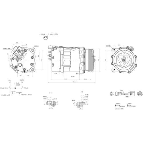 Kompresor klimatizácie 8FK 366 201-791 /HELLA/ - obr. 5